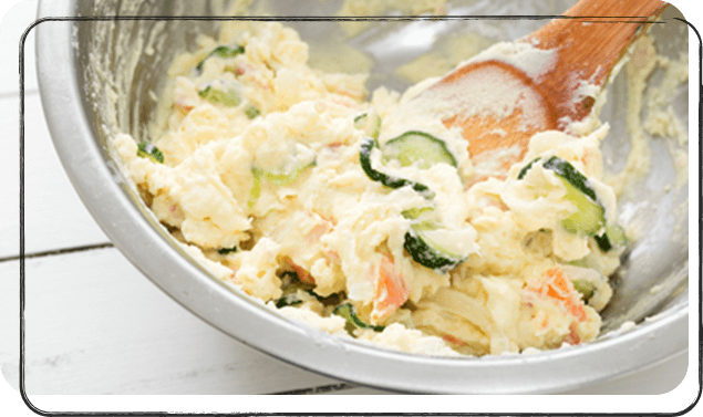 xà lách khoai tây